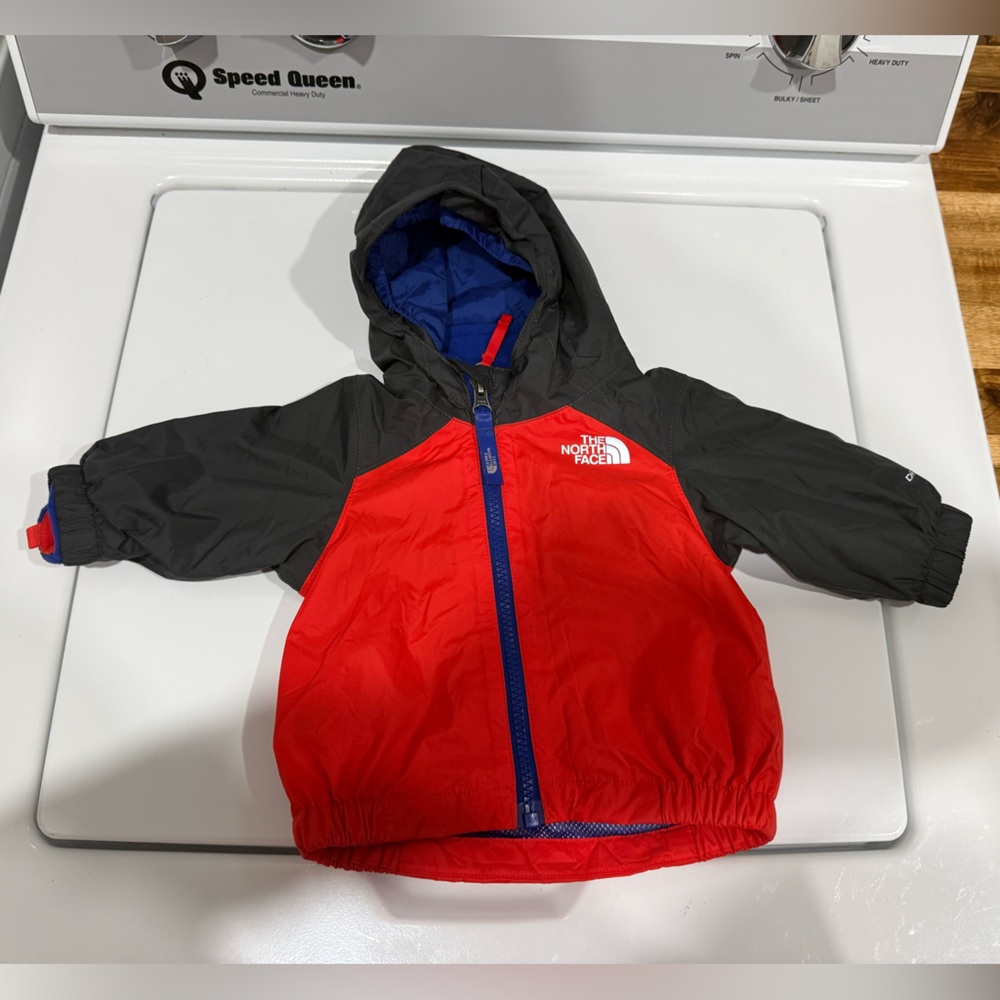 The North Face Kids' Red and Black Jacket
